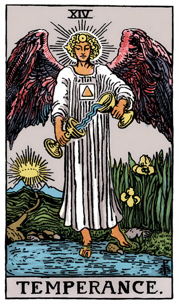 塔罗牌节制正位解析逆位解析 - 宙星圈APP