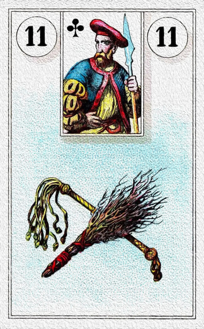 Lenormand Whip Meaning and Interpretation - COSMARA APP