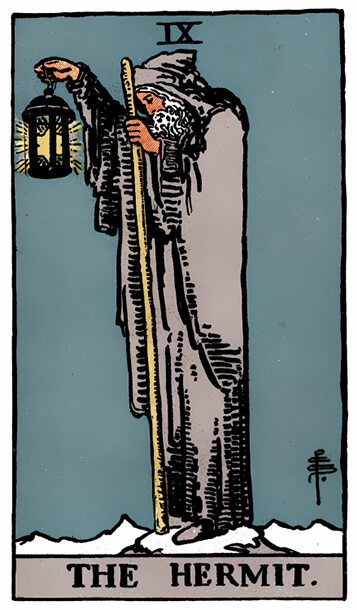 塔罗牌隐者正位解析逆位解析 - 宙星圈APP