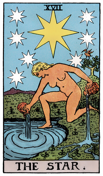 塔罗牌星星正位解析逆位解析 - 宙星圈APP