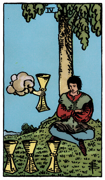 塔罗牌圣杯四正位解析逆位解析 - 宙星圈APP