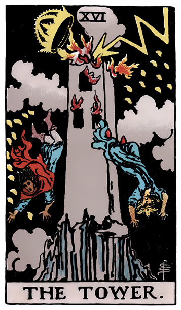 塔罗牌高塔正位解析逆位解析 - 宙星圈APP