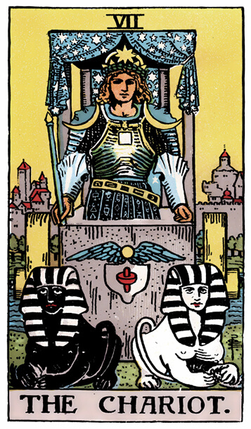 塔罗牌战车正位解析逆位解析 - 宙星圈APP