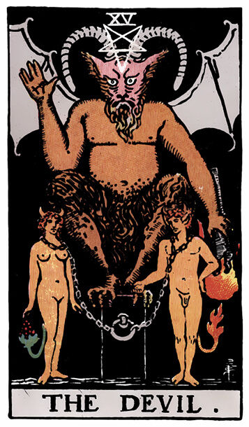 塔罗牌恶魔正位解析逆位解析 - 宙星圈APP