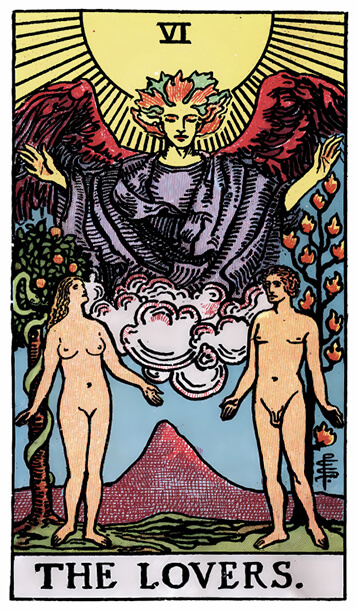 塔罗牌恋人正位解析逆位解析 - 宙星圈APP